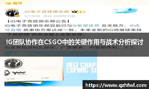 IG团队协作在CSGO中的关键作用与战术分析探讨